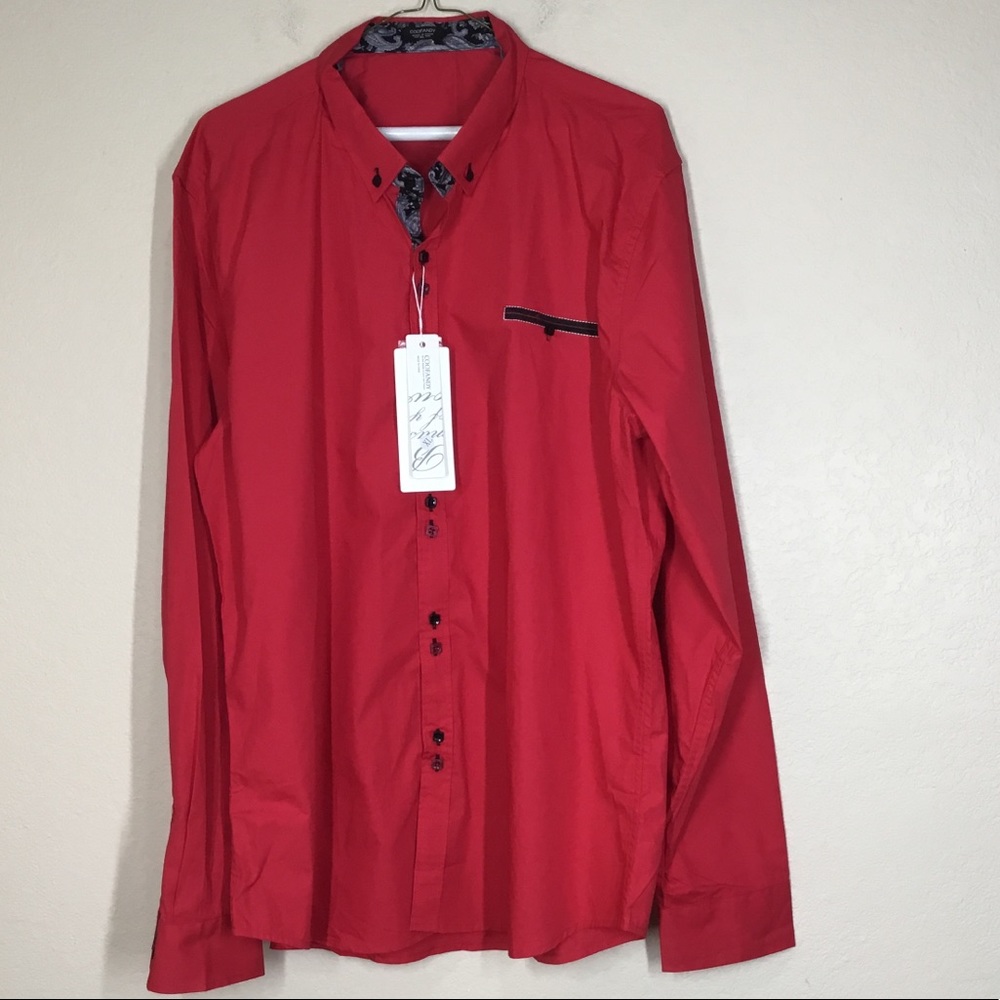 Coofandy Front Pocket Button Down